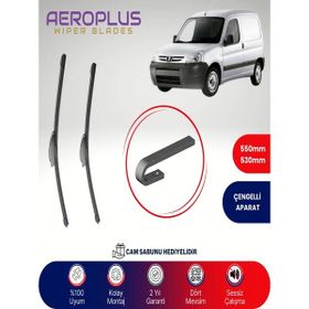 Aeroplus Peugeot Partner 2002-2011 Ön Muz Silecek Takımı