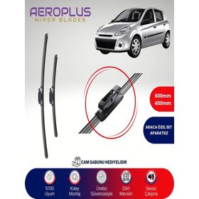Aeroplus Renault Clio 3 2006-2011 Muz Silecek Takımı