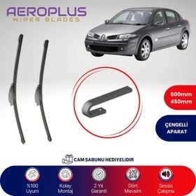 Aeroplus Renault Megane 2 2003-2005 Ön Muz Silecek Takımı