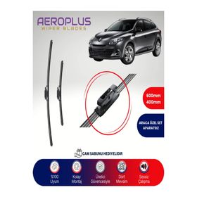 Aeroplus Renault Megane 3 2008-2017 Ön Muz Silecek Takımı