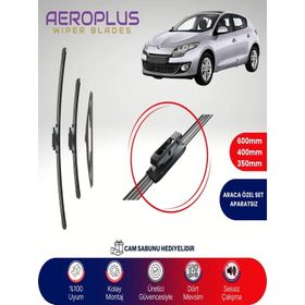 Aeroplus Renault Megane 3 2010-2015 Ön Arka Muz Silecek Takımı