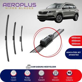 Aeroplus Skoda Karoq 2017-2020 Ön Arka Muz Silecek Takımı