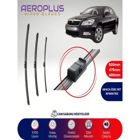 Aeroplus Skoda Octavia 2006-2012 Ön Arka Muz Silecek Takımı