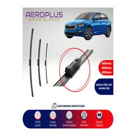 Aeroplus Skoda Scala 2019-2021 Ön Arka Muz Silecek Takımı