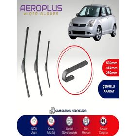 Aeroplus Suzuki Swift HB 2010-2020 Ön Arka Muz Silecek Takımı