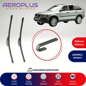 Aeroplus Volvo XC90 2000-2004 Uyumlu Muz Silecek Takımı
