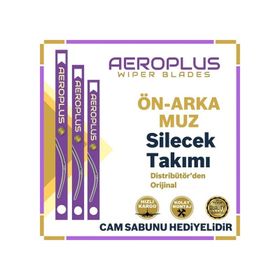 Aeroplus VW Caravelle 2016-2019 Ön Arka Muz Silecek Takımı