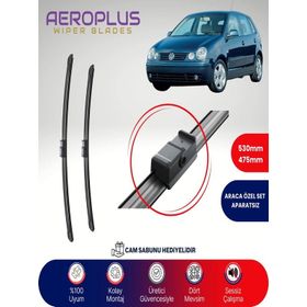 Aeroplus VW Polo 2003-2005 Ön Muz Silecek Takımı