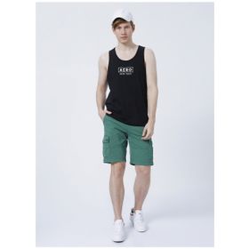 Aeropostale 3647 Normal Bel Düz Yeşil Erkek Kargo Şort