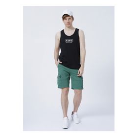Aeropostale 3647 Normal Bel Düz Yeşil Erkek Kargo Şort