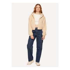 Aeropostale A3WL-MNT1 Bej Peluş Kadın Mont