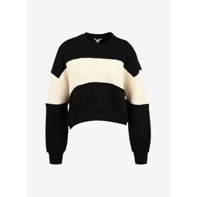 Aeropostale A3WL-SWT10 Bisiklet Yaka Düz Siyah Kadın Sweatshirt