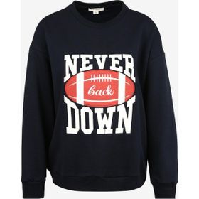 Aeropostale A3WL-SWT15 Bisiklet Yaka Nakışlı Lacivert Kadın Sweatshirt