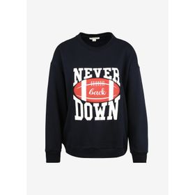 Aeropostale A3WL-SWT15 Bisiklet Yaka Nakışlı Lacivert Kadın Sweatshirt