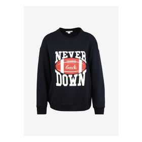 Aeropostale A3WL-SWT15 Bisiklet Yaka Nakışlı Lacivert Kadın Sweatshirt