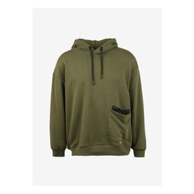 Aeropostale A3WM-SWT10 Kapüşon Yaka Düz Haki Erkek Sweatshirt