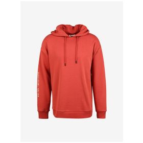 Aeropostale A3WM-SWT13 Kapüşon Yaka Baskılı Kiremit Erkek Sweatshirt
