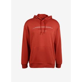 Aeropostale A3WM-SWT8 Kapüşon Yaka Baskılı Kiremit Erkek Sweatshirt