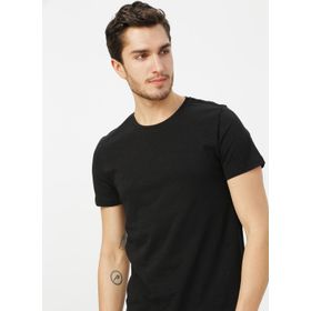 Aeropostale Düz Siyah Erkek T-Shirt