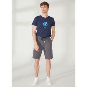 Aeropostale E-HUNTER Düz Antrasit Erkek T-Shirt