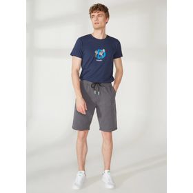 Aeropostale E-HUNTER Düz Antrasit Erkek T-Shirt