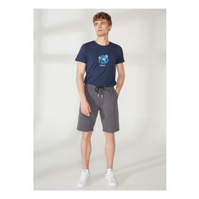 Aeropostale E-HUNTER Düz Antrasit Erkek T-Shirt