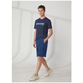 Aeropostale E-TORONTO Baskılı Lacivert Erkek T-Shirt