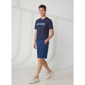 Aeropostale E-TORONTO Baskılı Lacivert Erkek T-Shirt