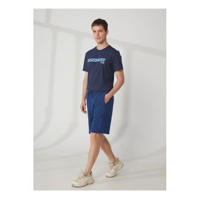 Aeropostale E-TORONTO Baskılı Lacivert Erkek T-Shirt