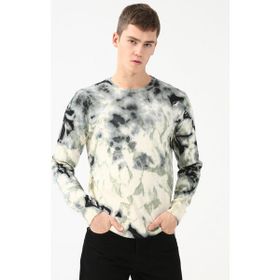 Aeropostale E-YATIK Bisiklet Yaka Batik Yeşil Erkek Kazak