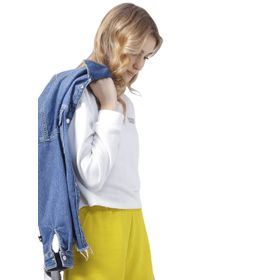 Aeropostale K-Gaia-Y Kapüşonlu Crop Baskılı Ekru Kadın Sweatshirt