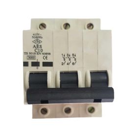 Aes 3x10A C/3KA 5 Adet Otomatik Sigorta