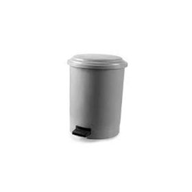 Afacan 1 PK-3 101 A Form 3 lt Gri Pedallı Çöp Kovası