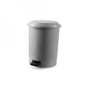 Afacan 1 PK-3 101 A Form 3 lt Gri Pedallı Çöp Kovası