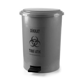 Afacan 30 lt Gri Tıbbi Atık Kovası