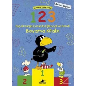 Afacanlar Takımı Dizisi 1-2-3 Küçük Karga Çorap’la Eğlenceli ve Komik Boyama Kitabı - Nele Moost Annet Rudolph
