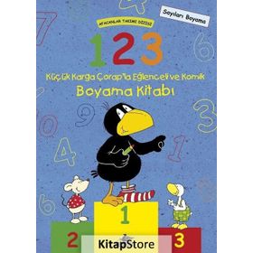 Afacanlar Takımı Dizisi 1-2-3 Küçük Karga Çorap’la Eğlenceli ve Komik Boyama Kitabı - Nele Moost Annet Rudolph