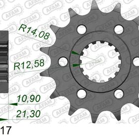 Afam Aprilia Capanord 1200/Rally/Shiver900 525 Çelik Ön Dişli