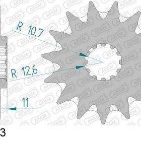Afam Husqvarna TE250 520 Çelik Ön Dişli