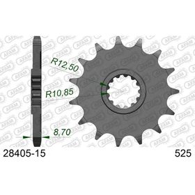 Afam Kawasaki KLZ 1000 Versys Z1000 525 Çelik Ön Dişli