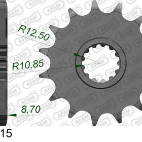 Afam Kawasaki KLZ 1000 Versys Z1000 525 Çelik Ön Dişli