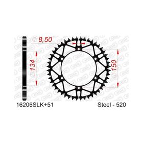Afam Kawasaki KX 125/250/500 KXF 250/450 Suzuki RMZ250 Superlight SLK 520 Çelik Dişli