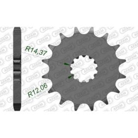 Afam Kawasaki ZZR-1400 530 Kauçuk Ön Dişli