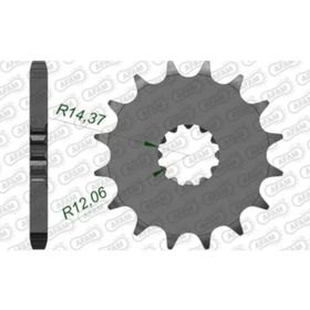 Afam Kawasaki ZZR-1400 530 Kauçuk Ön Dişli