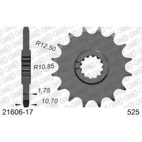 Afam Yamaha TDM850 525 Çelik Ön Dişli