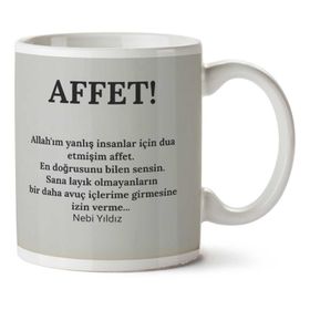Affet Baskılı Kupa