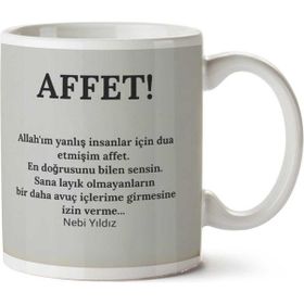 Affet Baskılı Kupa