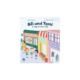 Afi And Tomi / A Day in The City - Büşra Tarçalır Erol - Martı Yayınları
