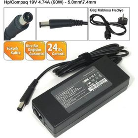 Afila HP Elitebook 2730P 725 G2 745 G2 19 V 4.74 A UC:5.0x7.4 Notebook Şarj Adaptörü