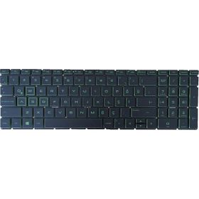 Afila HP Pavilion Gaming 15-EC2059NT 68N74EA Uyumlu Siyah TR Yeşil Tuş Işıklı Notebook Klavyesi